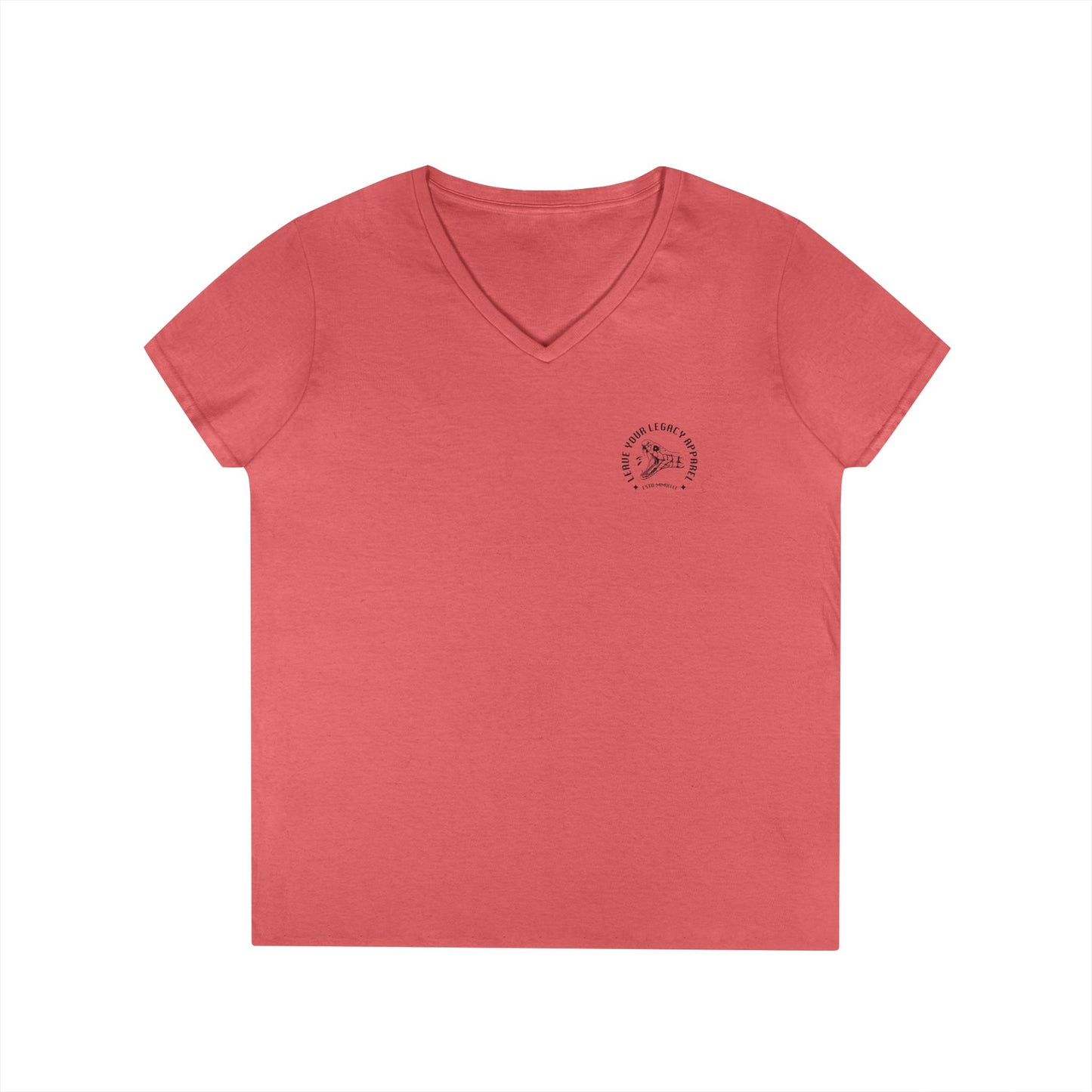 Women's 'Snake Head' V-Neck T-Shirt