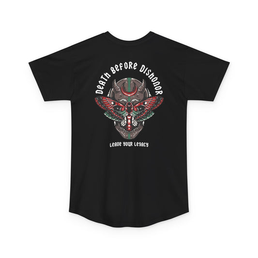 Men's 'Death Before Dishonor' Super Long Body Tee