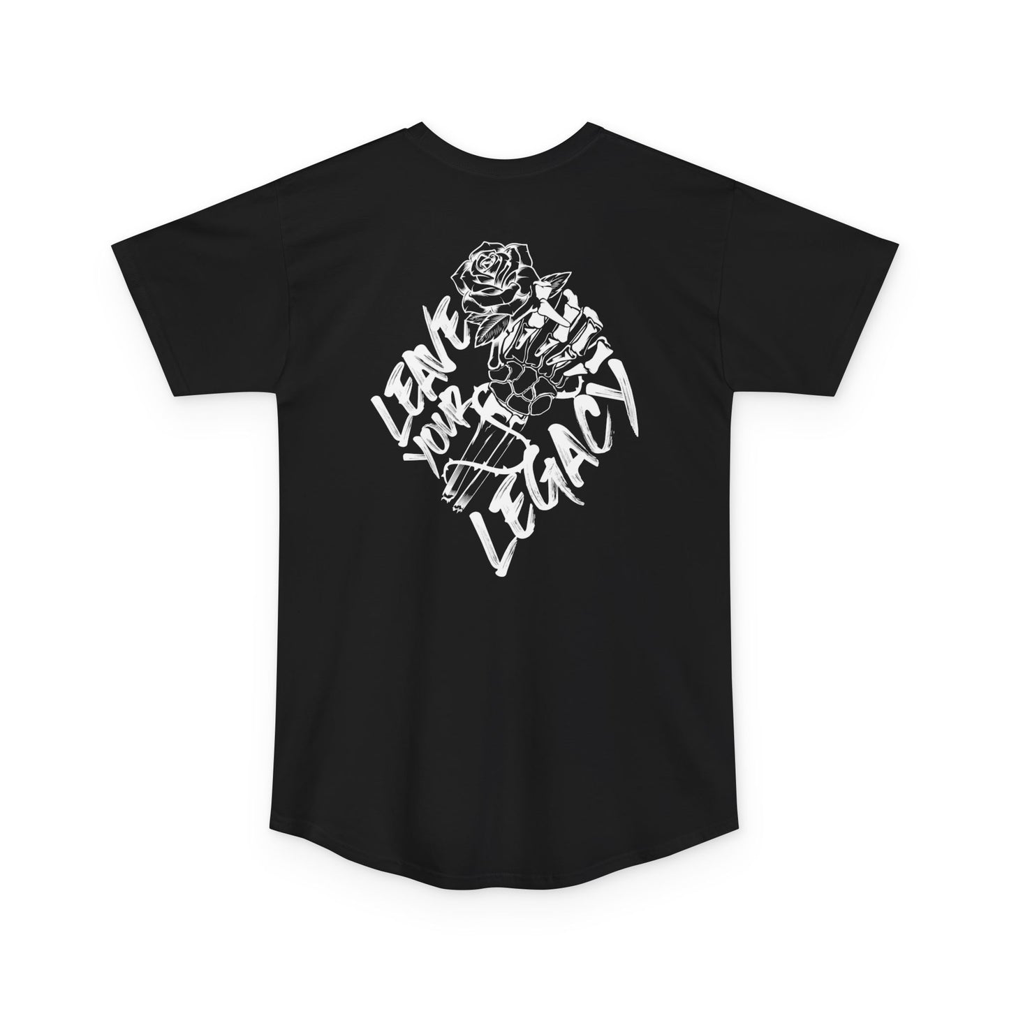 Men's 'Skull Hand' Super Long Body Tee