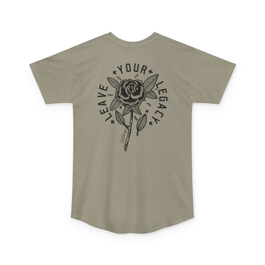 Men's 'Rose Stem' Super Long Body Tee