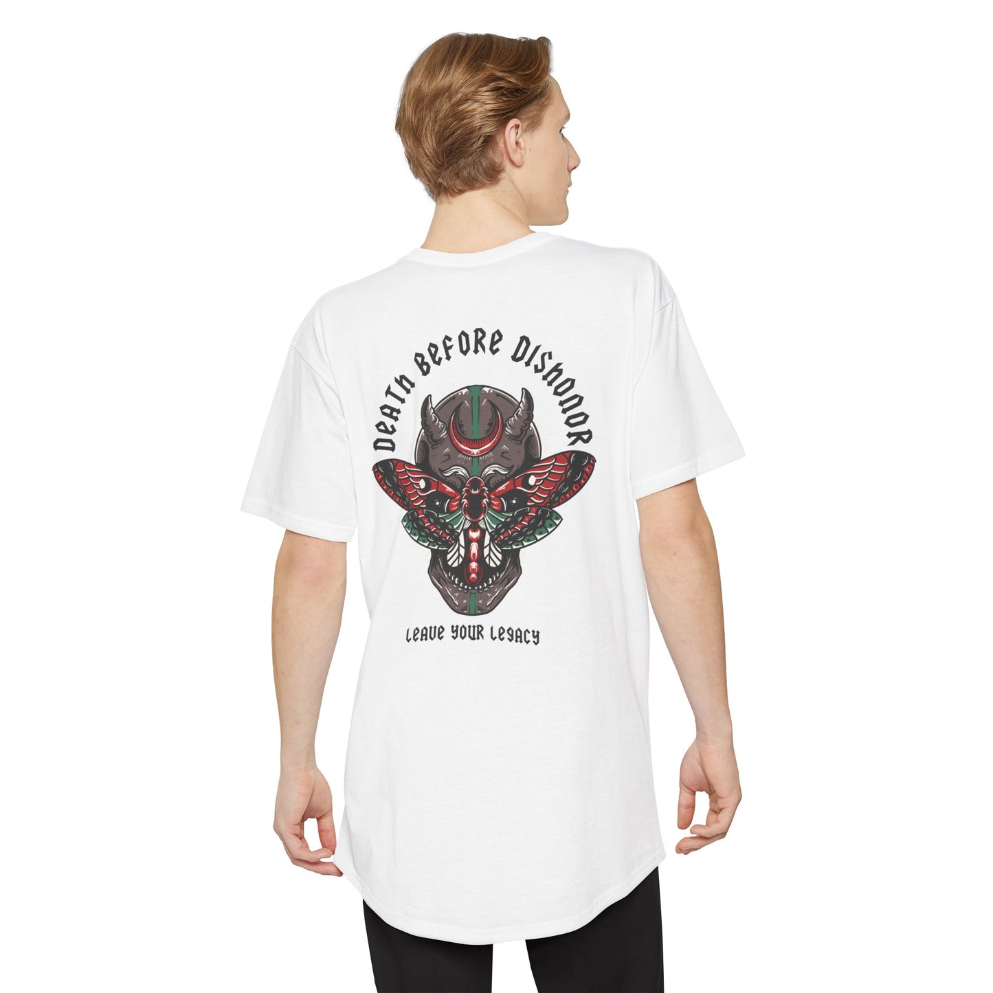 Men's 'Death Before Dishonor' Long Tee