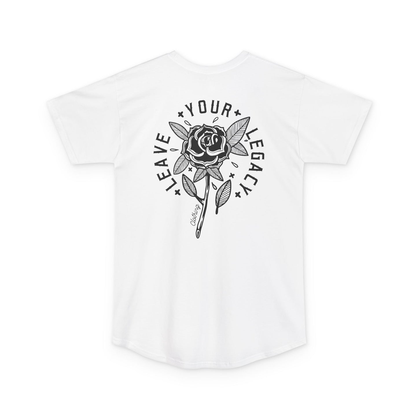 Men's 'Rose Stem' Super Long Body Tee