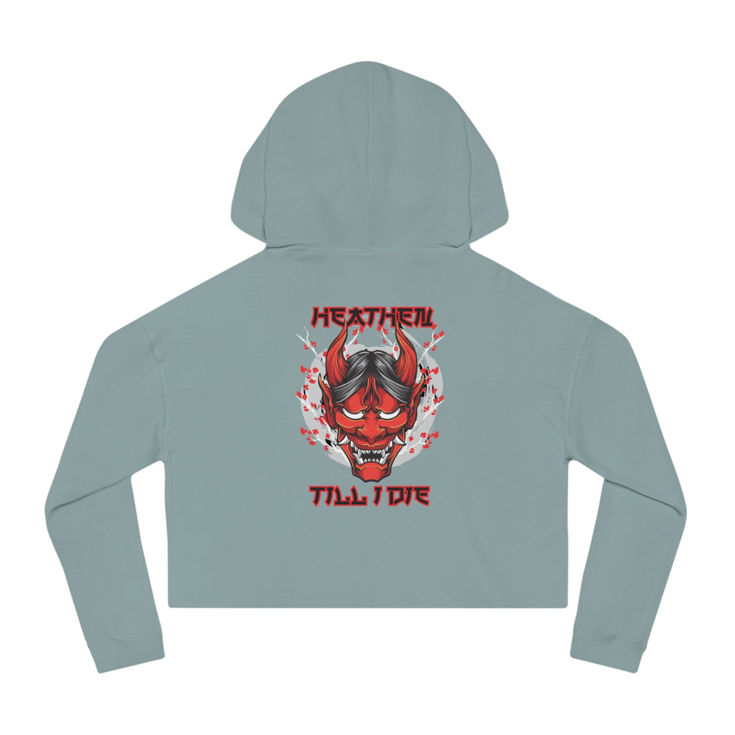 Women's 'Heathen' Cropped Hoodie