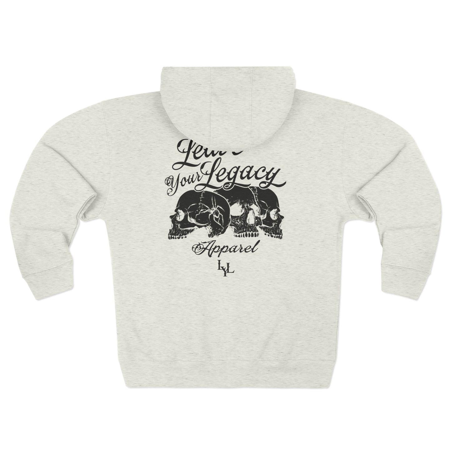 Unisex 'Distorted Skull' Zip Hoodies