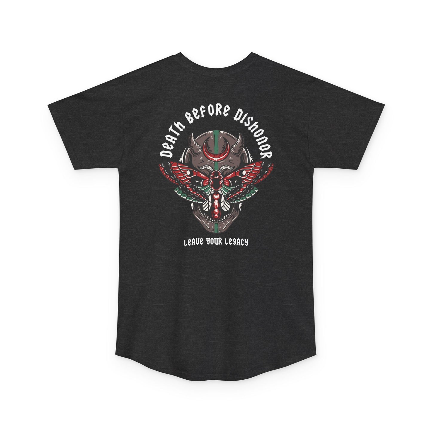 Men's 'Death Before Dishonor' Super Long Body Tee