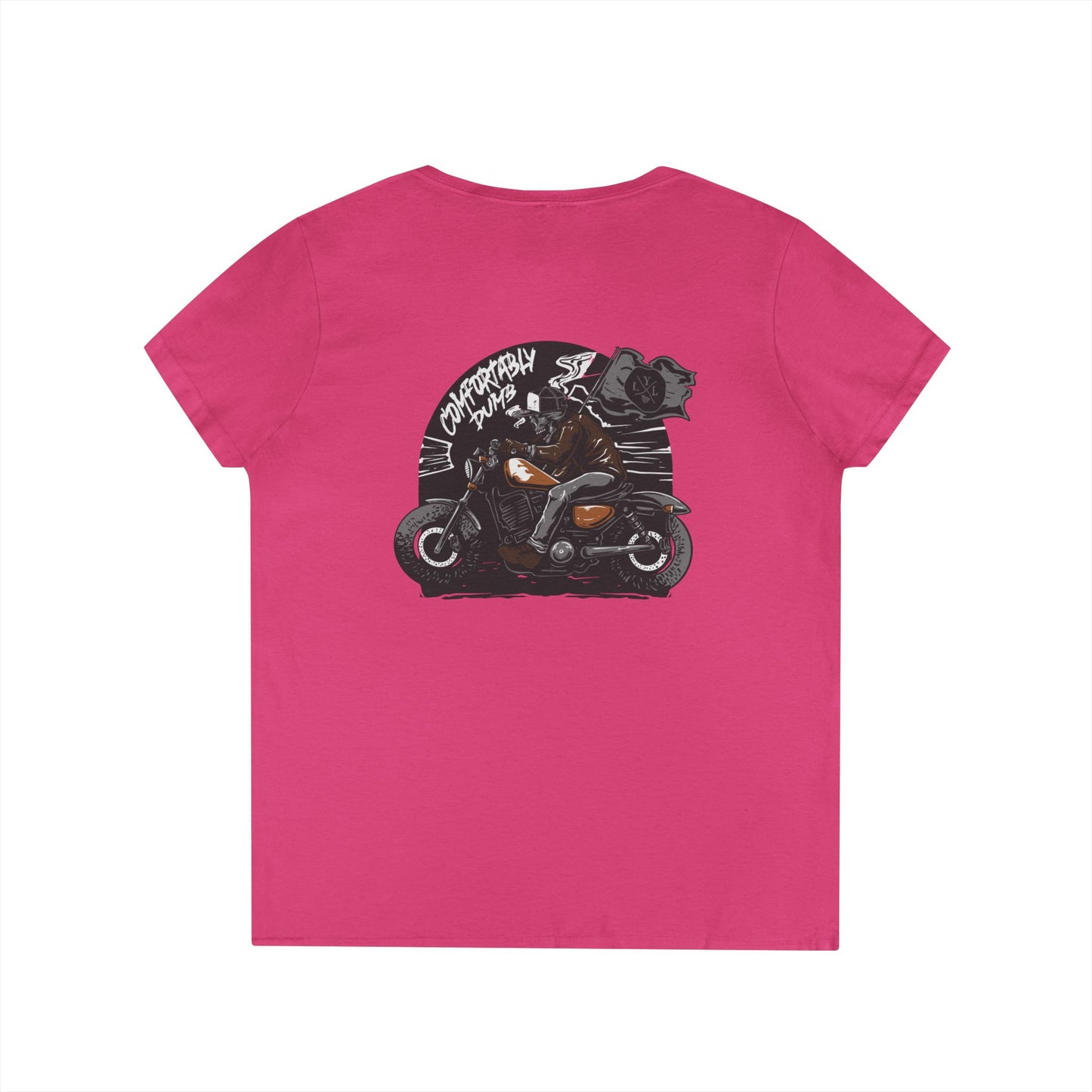 Women's 'Comfortably Dumb' V-Neck T-Shirt