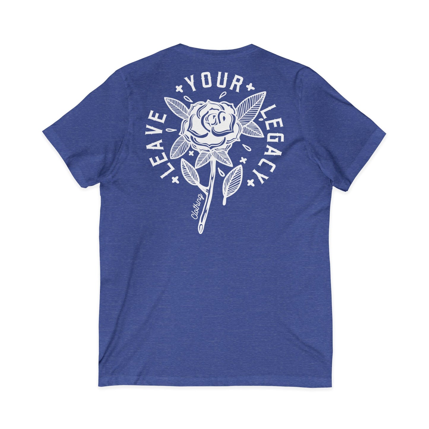 Men's 'Rose Stem' V-Neck T-Shirt