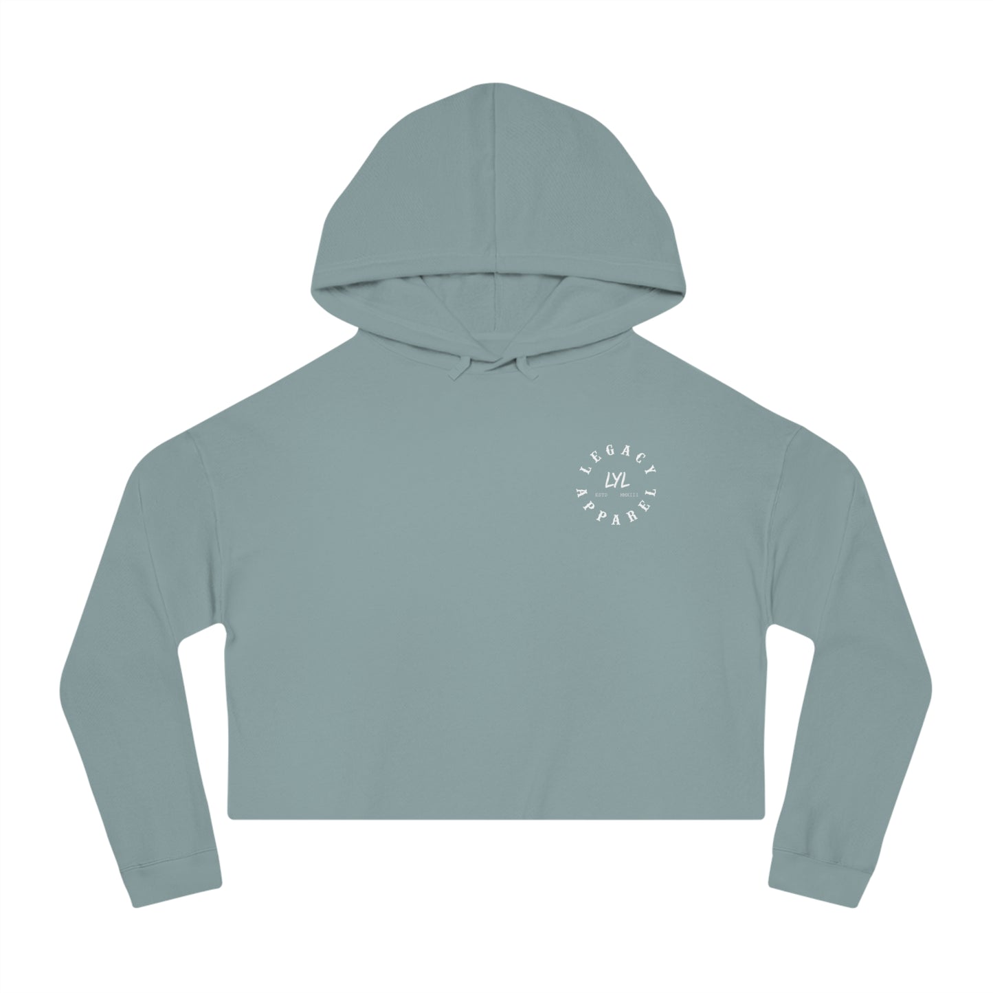 Women's "Legacy Script' Cropped Hoodie