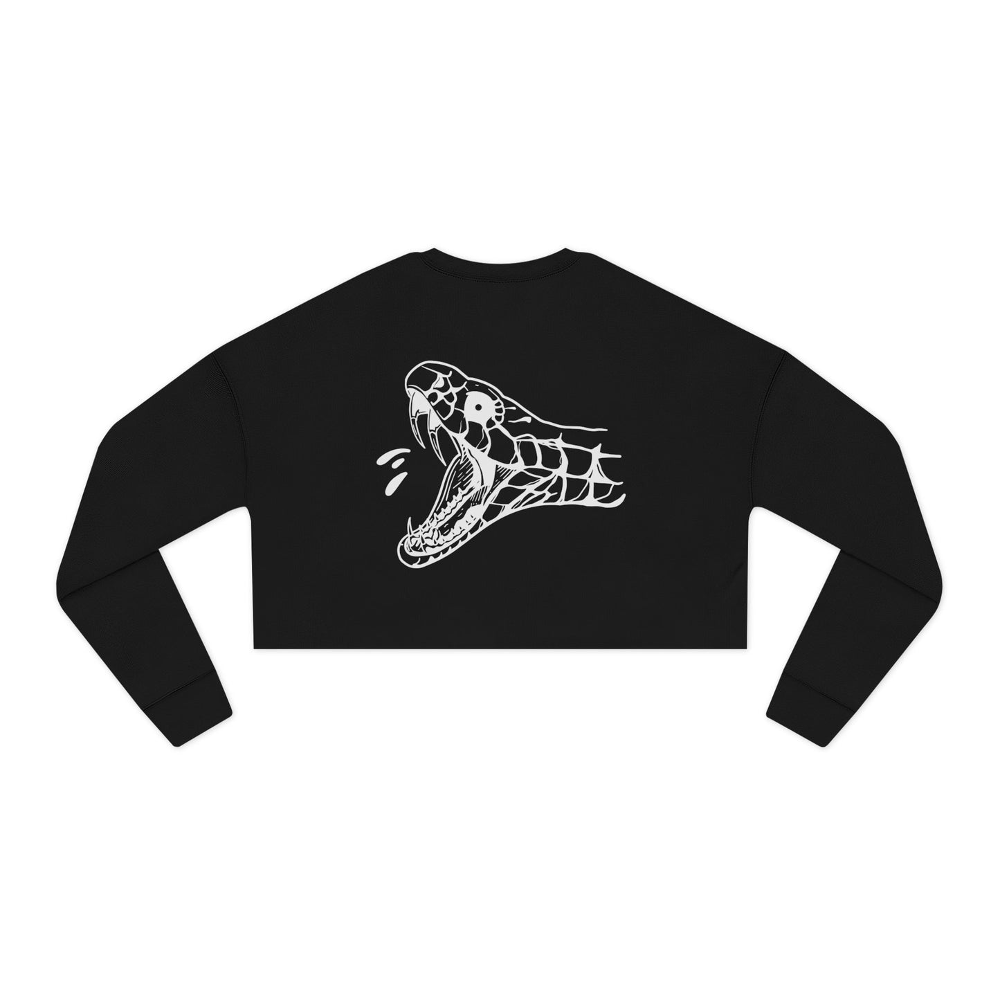 Women's 'Snake Head' Cropped Sweatshirt