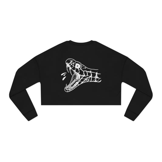 Women's 'Snake Head' Cropped Sweatshirt