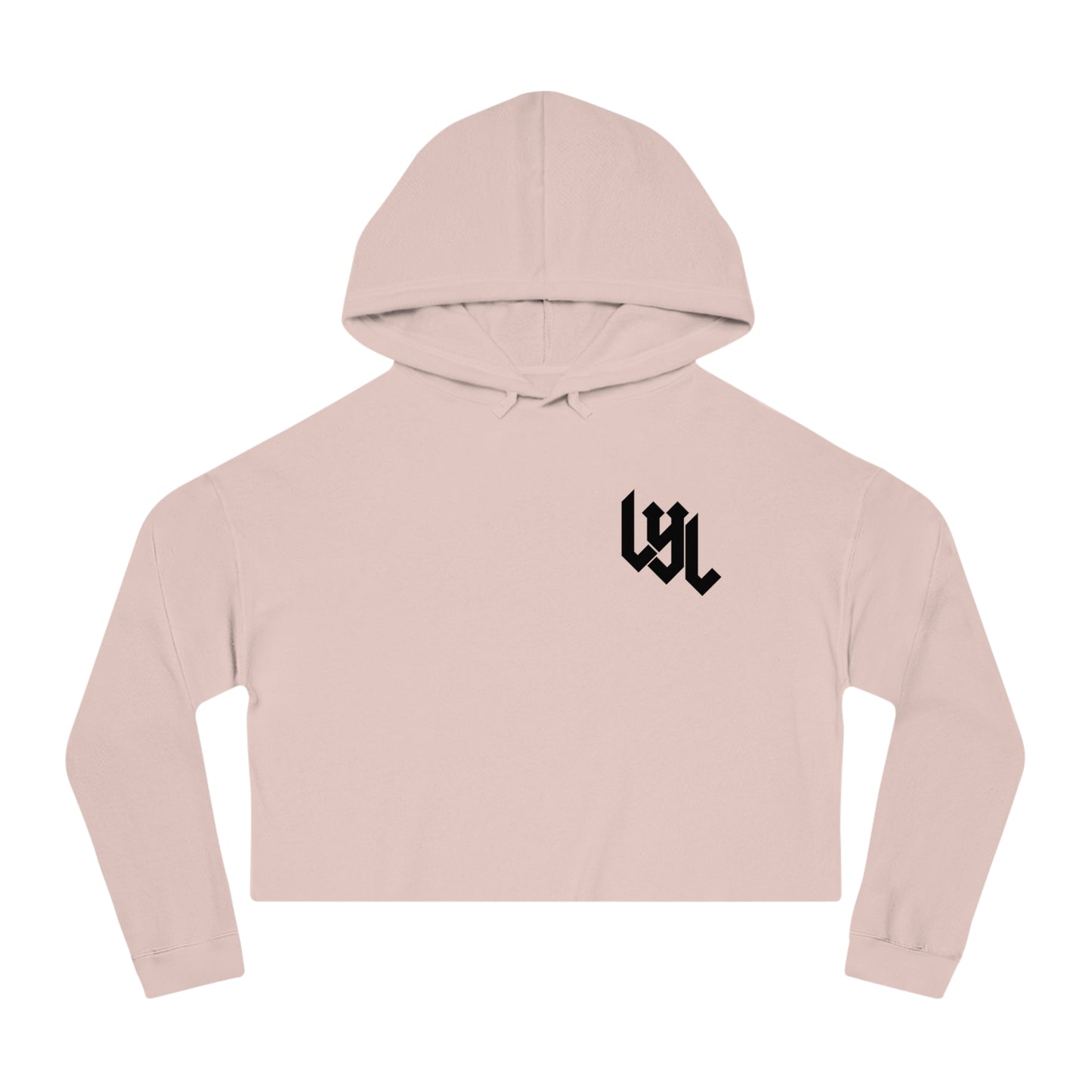 Women's 'Death Before Dishonor' Cropped Hoodie