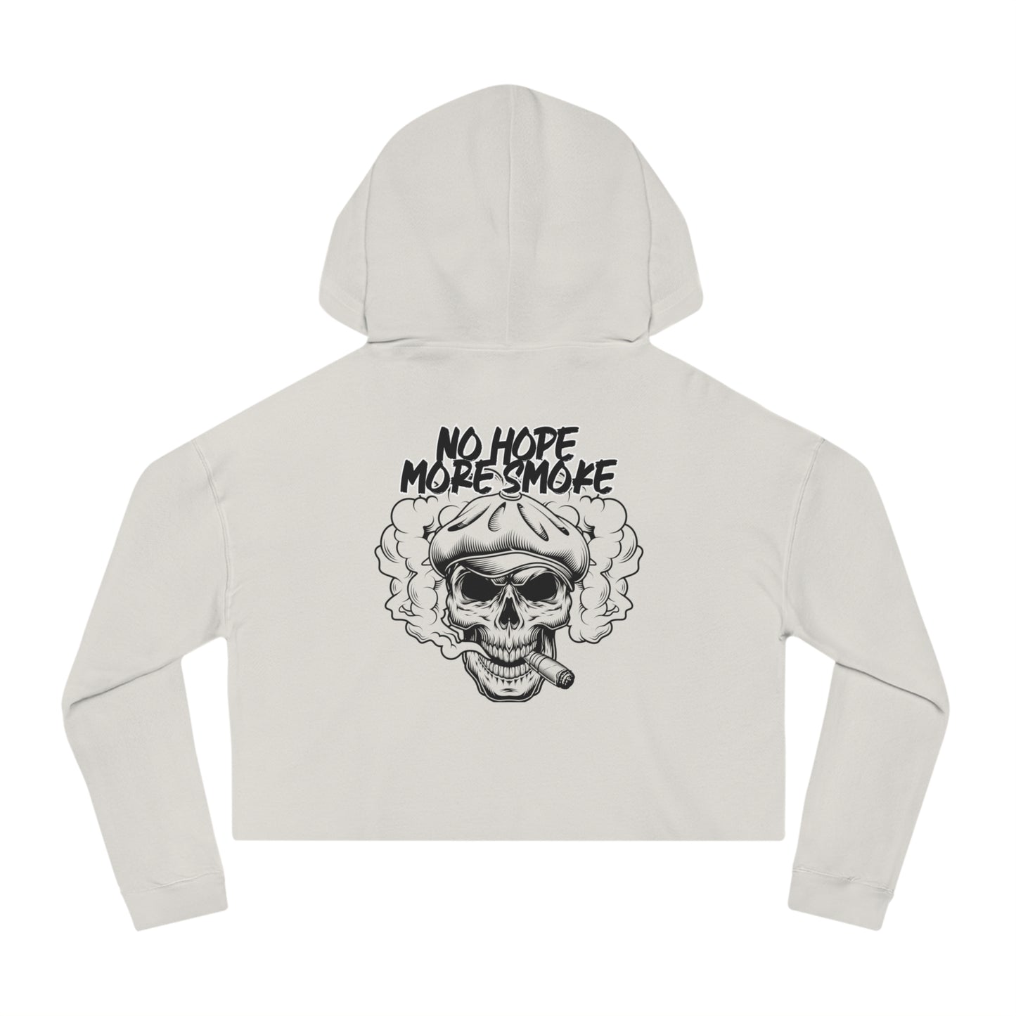 Women's 'No Hope More Smoke' Cropped Hoodie