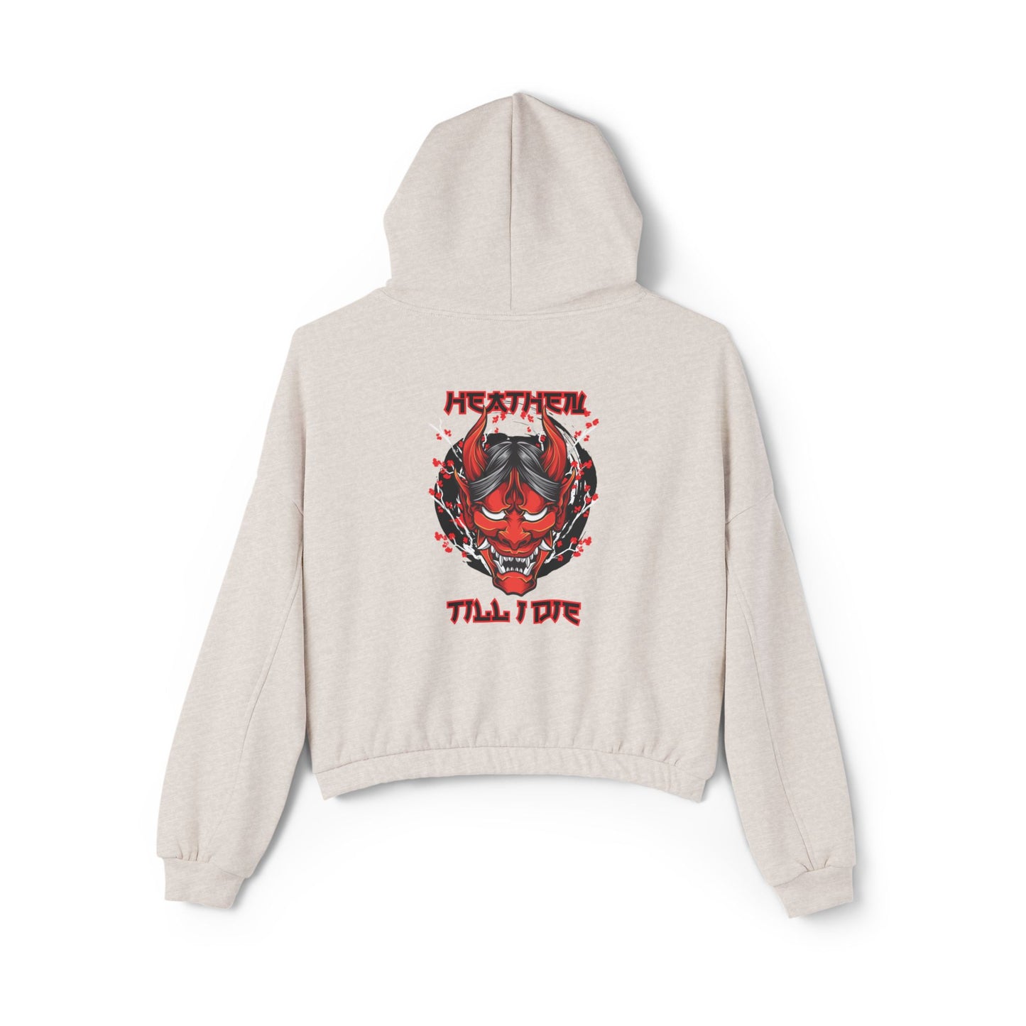 Women's 'Heathen' Cinched Bottom Hoodie