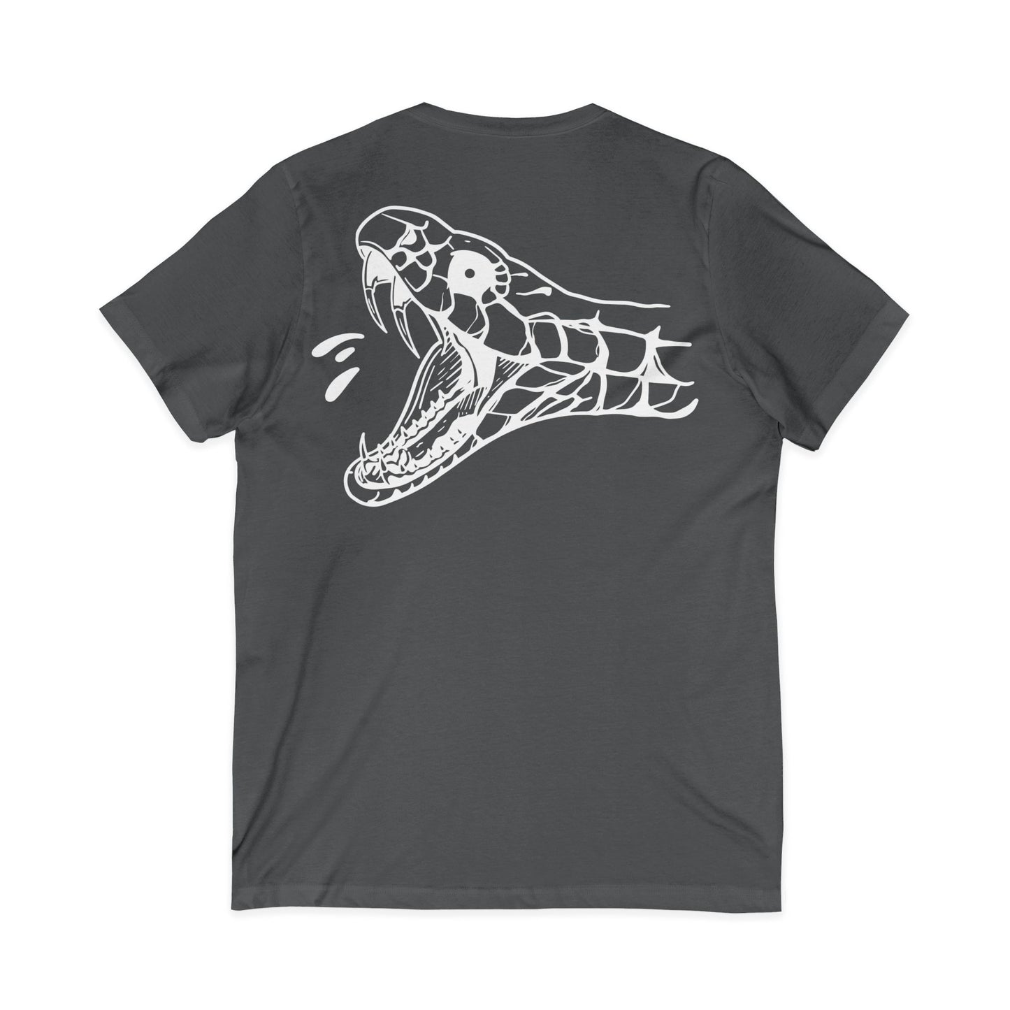 Men's 'Snake Head' V-Neck T-Shirt