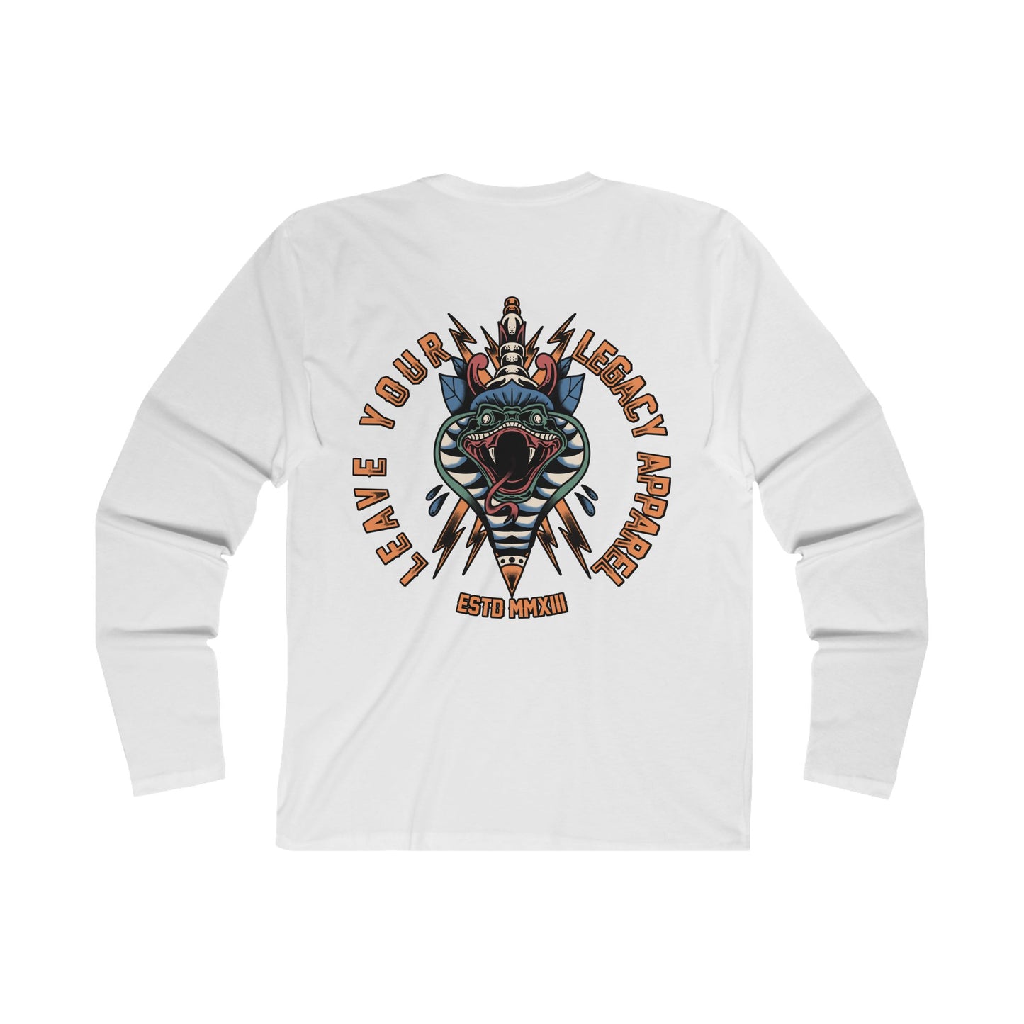 Men's 'Traditional Snake' Light Weight Long Sleeve