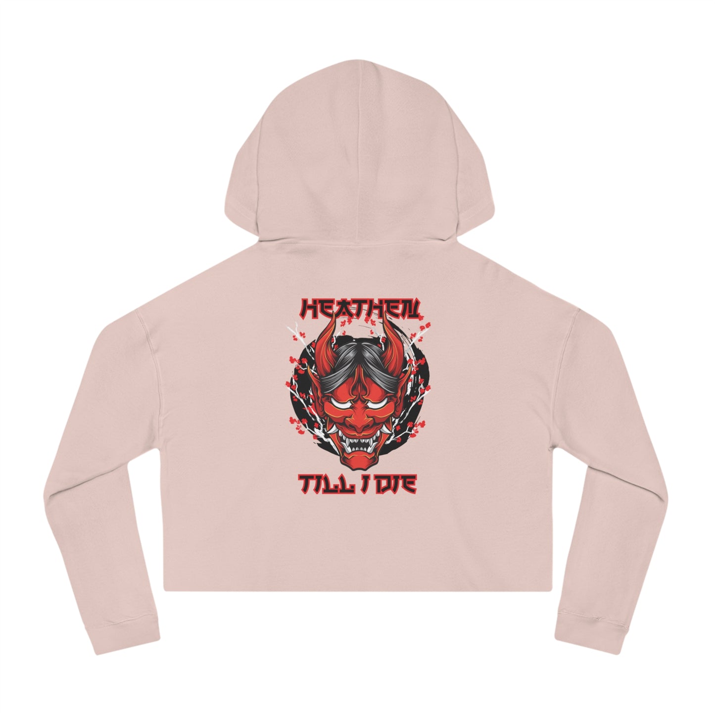 Women's 'Heathen' Cropped Hoodie