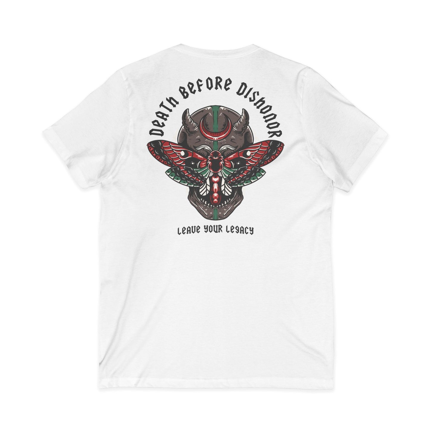 Men's 'Death Before Dishonor' V-Neck T-Shirt