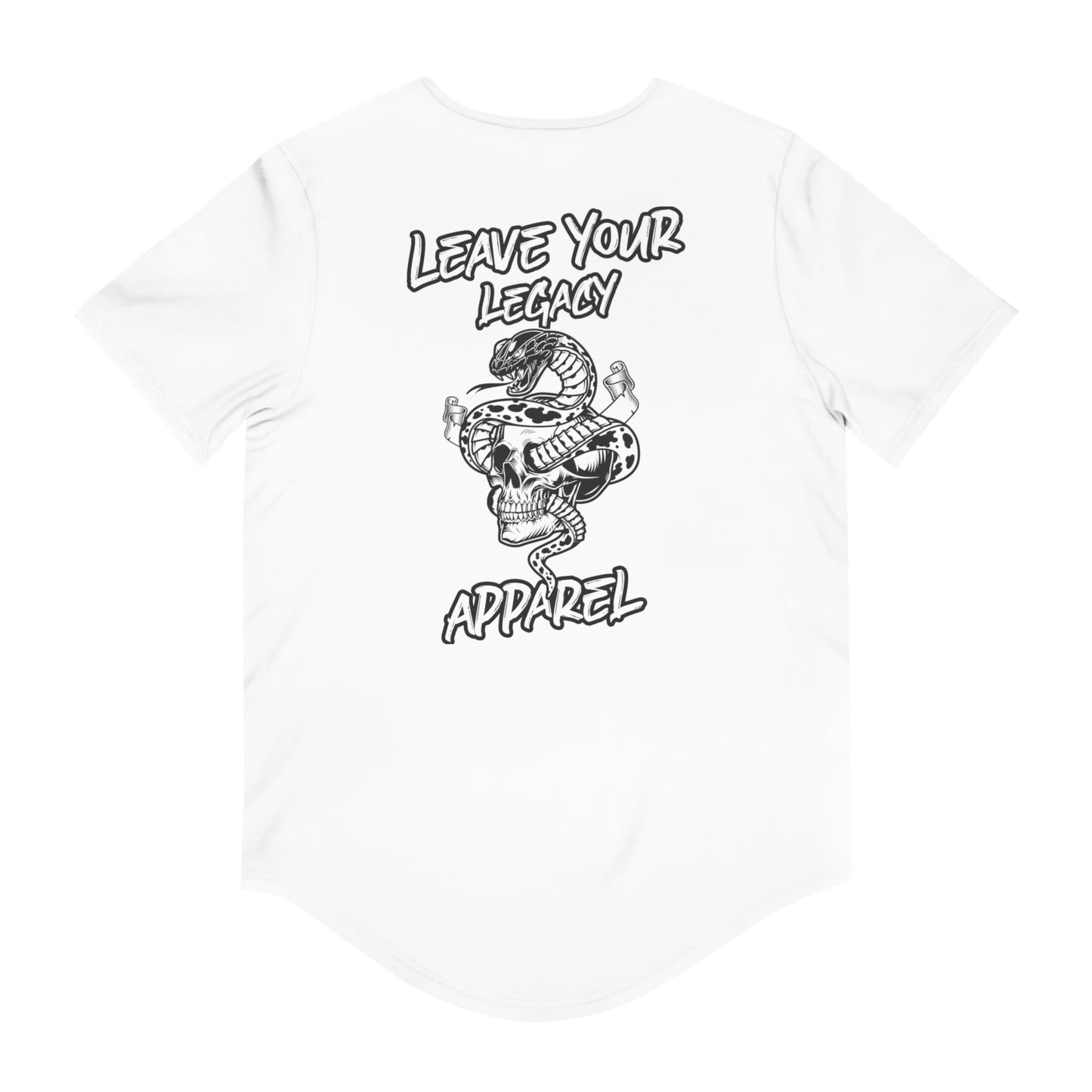 Men's 'Legacy Snake' Curved Hem Long Tee