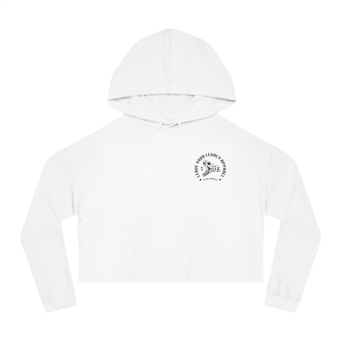 Women's 'Snake Head' Cropped Hoodie