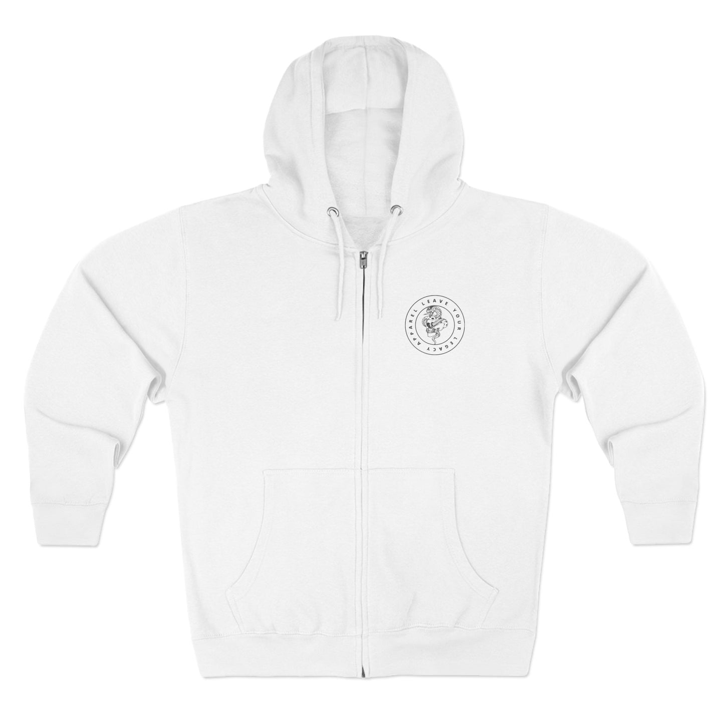 Unisex 'Legacy Snake' Zip Hoodie