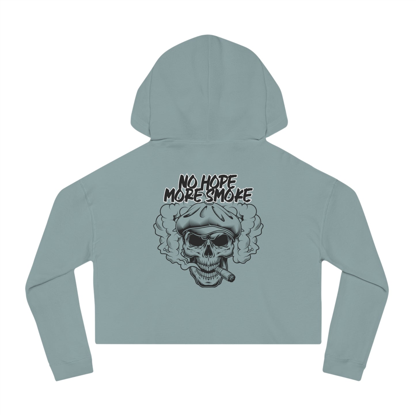 Women's 'No Hope More Smoke' Cropped Hoodie
