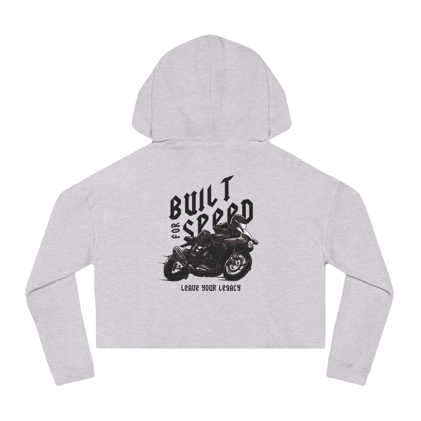 Women's 'Built For Speed' Cropped Hoodie