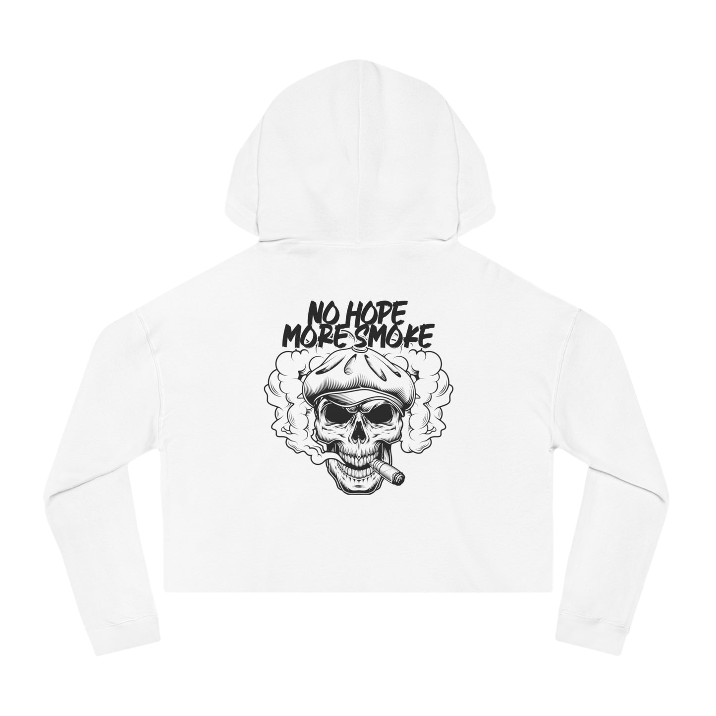 Women's 'No Hope More Smoke' Cropped Hoodie