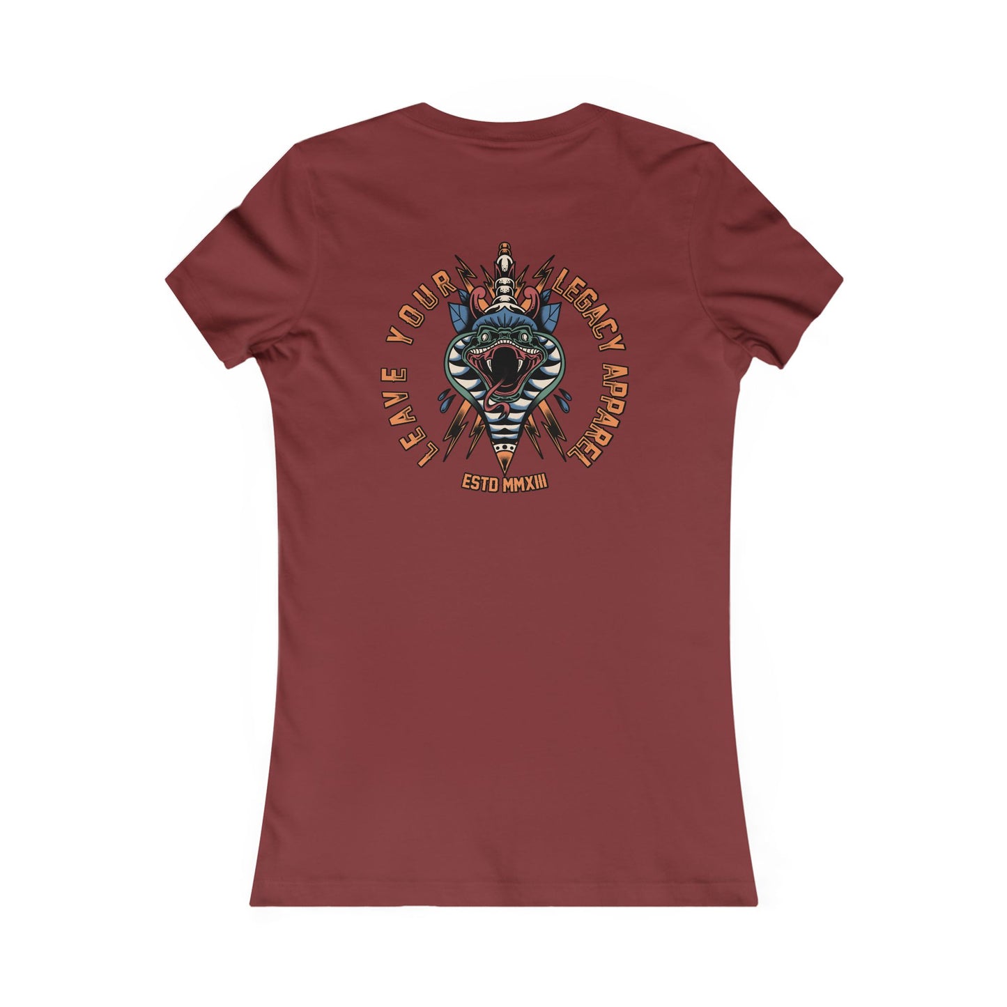 Women's 'Traditional Snake' T-Shirt
