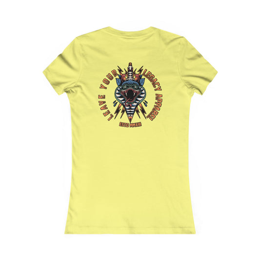 Women's 'Traditional Snake' T-Shirt
