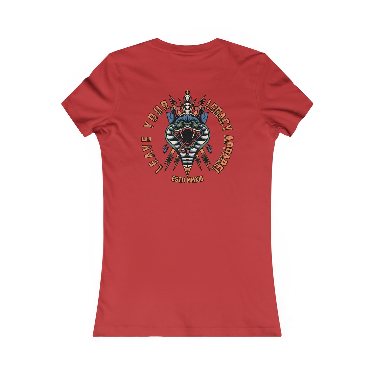 Women's 'Traditional Snake' T-Shirt