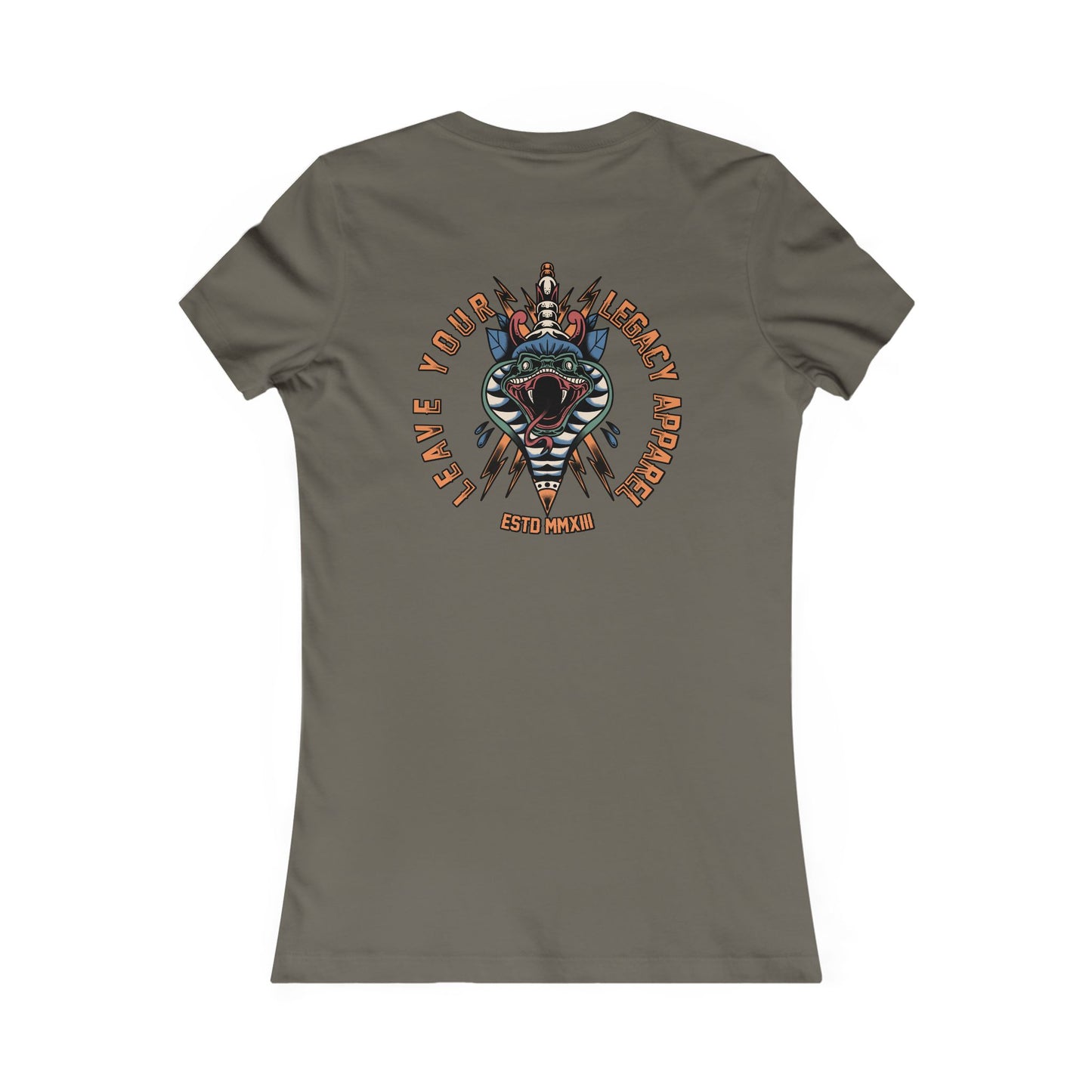 Women's 'Traditional Snake' T-Shirt