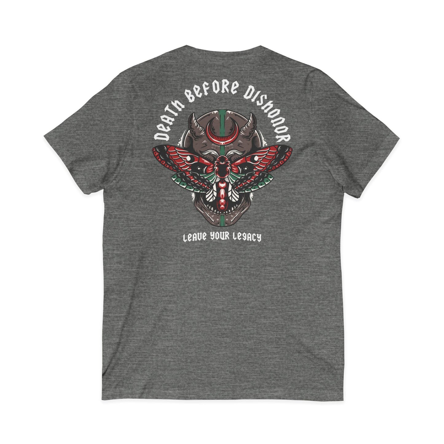 Men's 'Death Before Dishonor' V-Neck T-Shirt