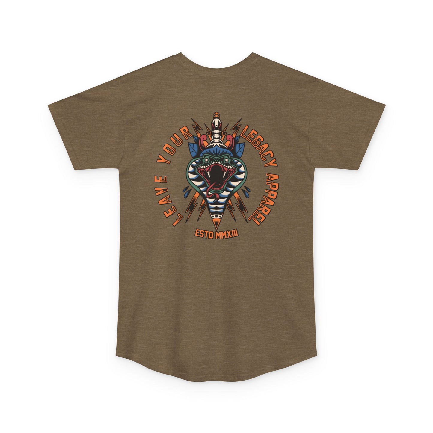 Men's 'Traditional Snake' Super Long Body Tee