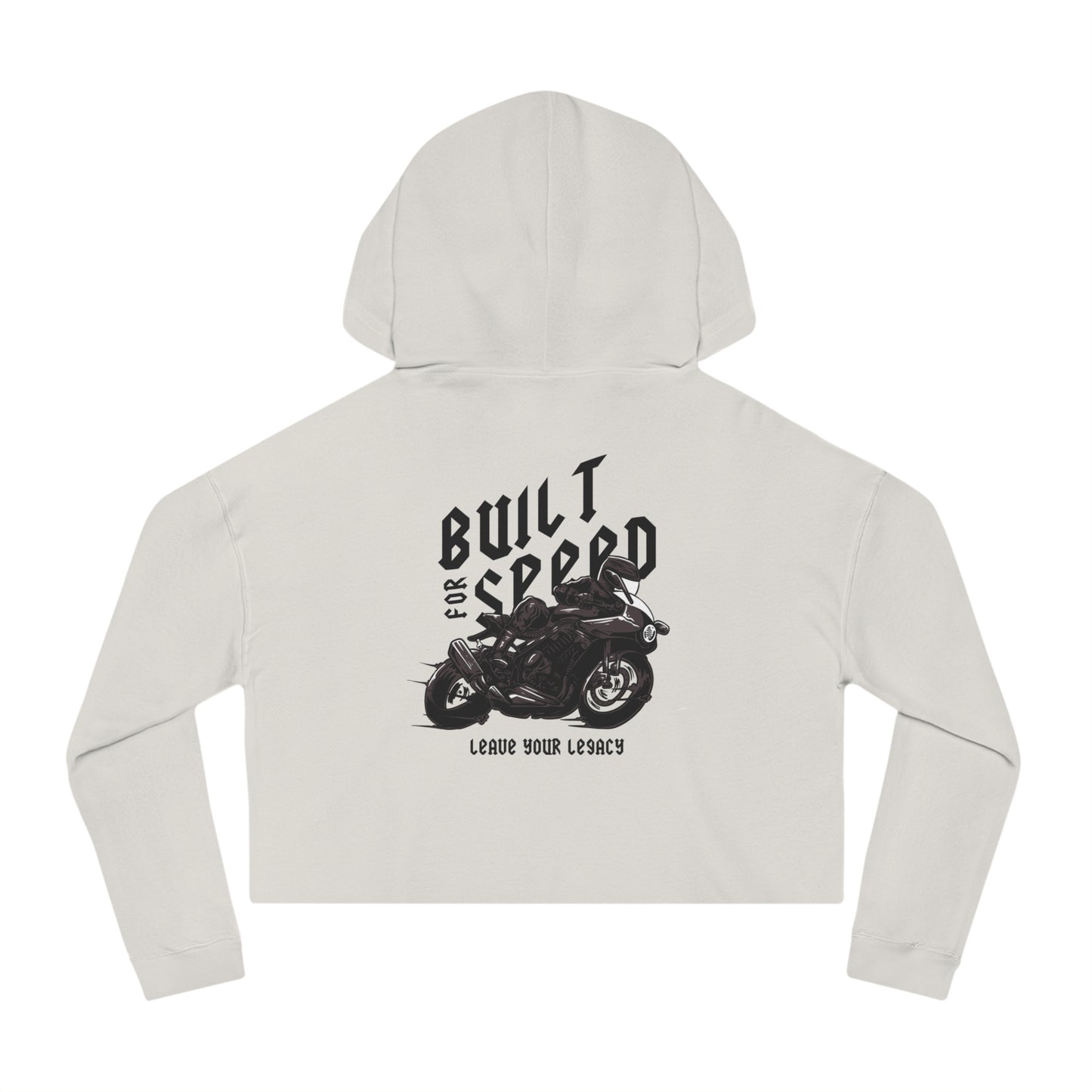 Women's 'Built For Speed' Cropped Hoodie