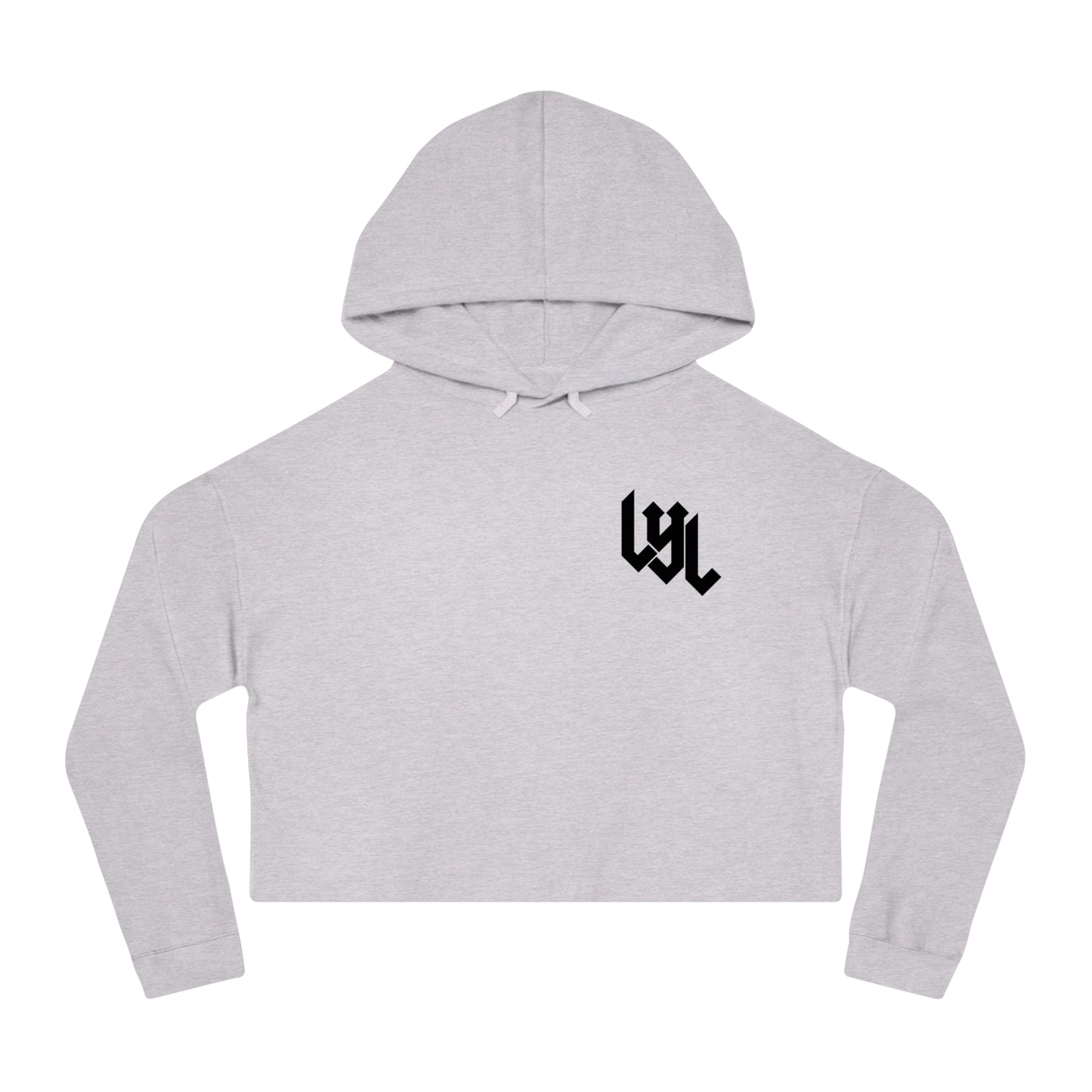 Women's 'Death Before Dishonor' Cropped Hoodie