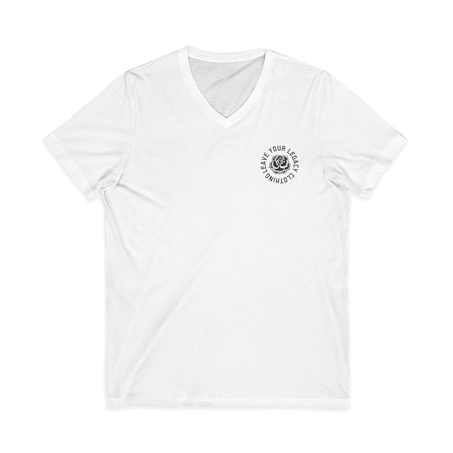 Men's 'Rose Stem' V-Neck T-Shirt