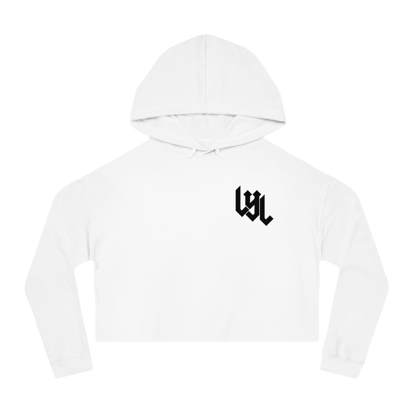 Women's 'Death Before Dishonor' Cropped Hoodie