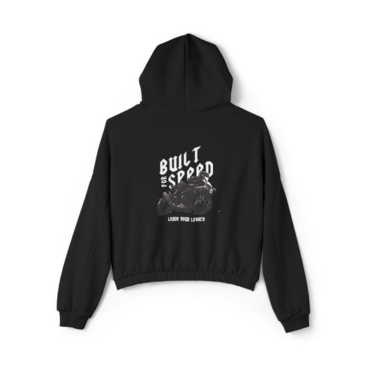 Women's 'Built For Speed' Cinched Bottom Hoodie