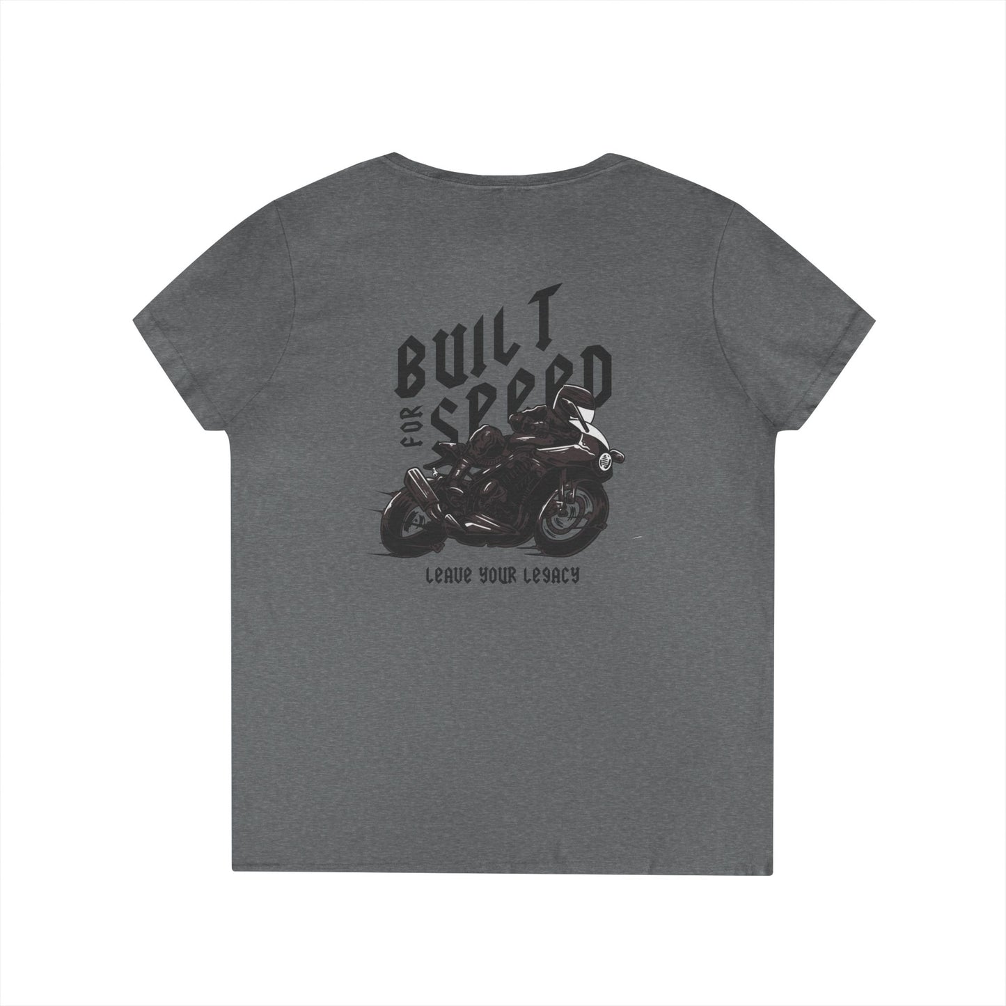 Women's 'Built For Speed' V-Neck T-Shirt