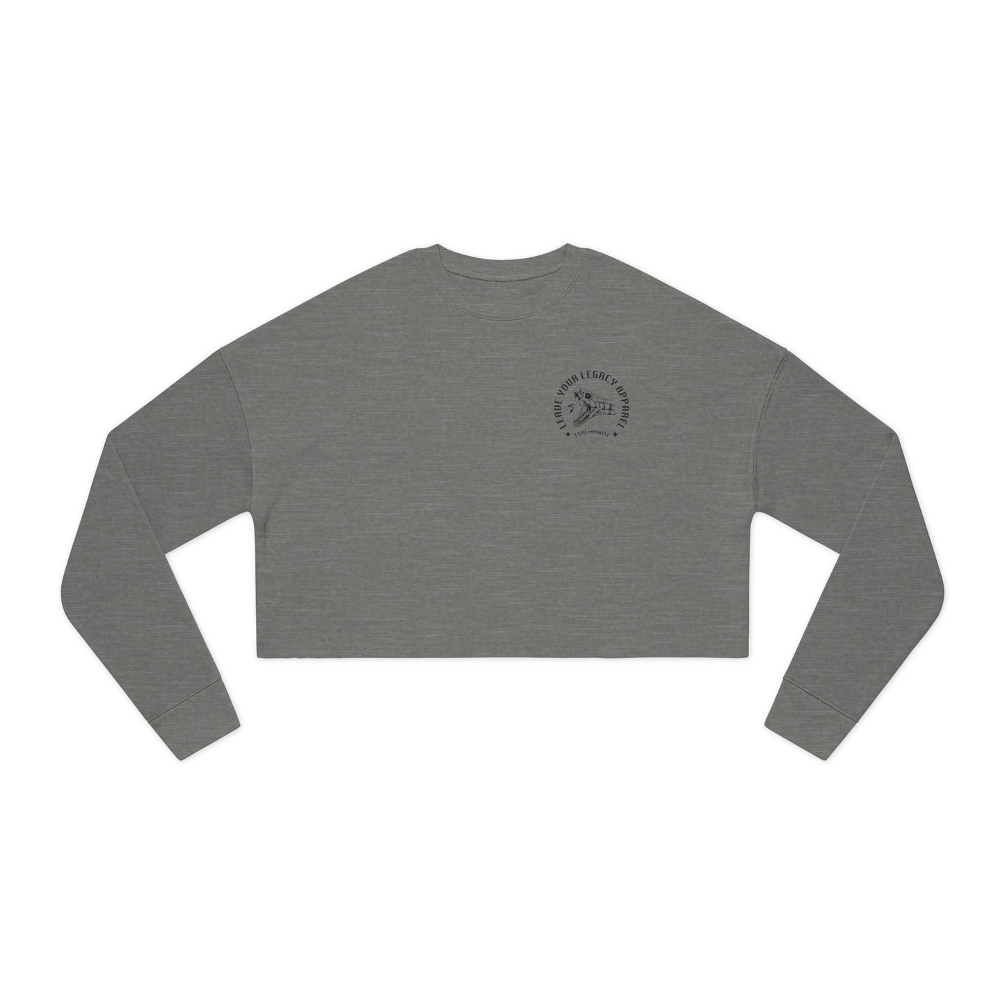 Women's 'Snake Head' Cropped Sweatshirt