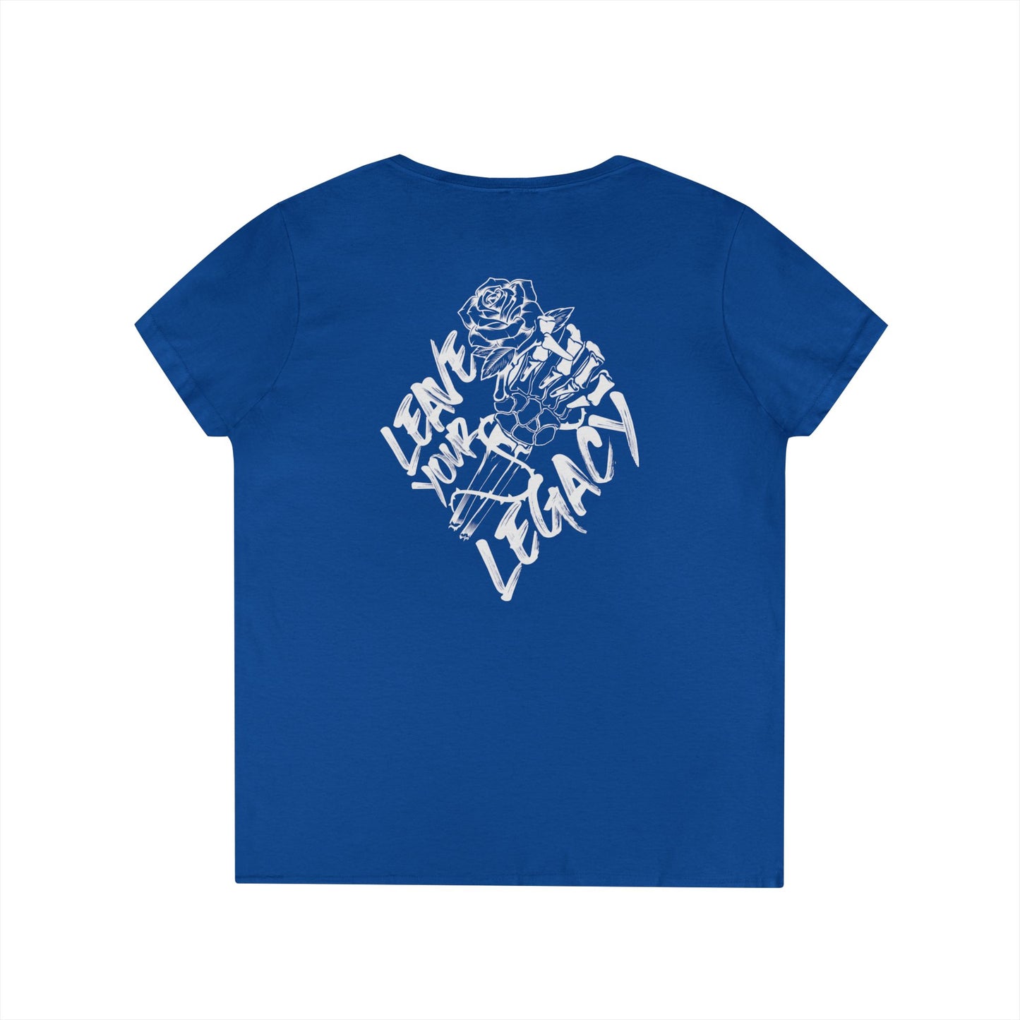 Women's 'Skull Hand' V-Neck T-Shirt