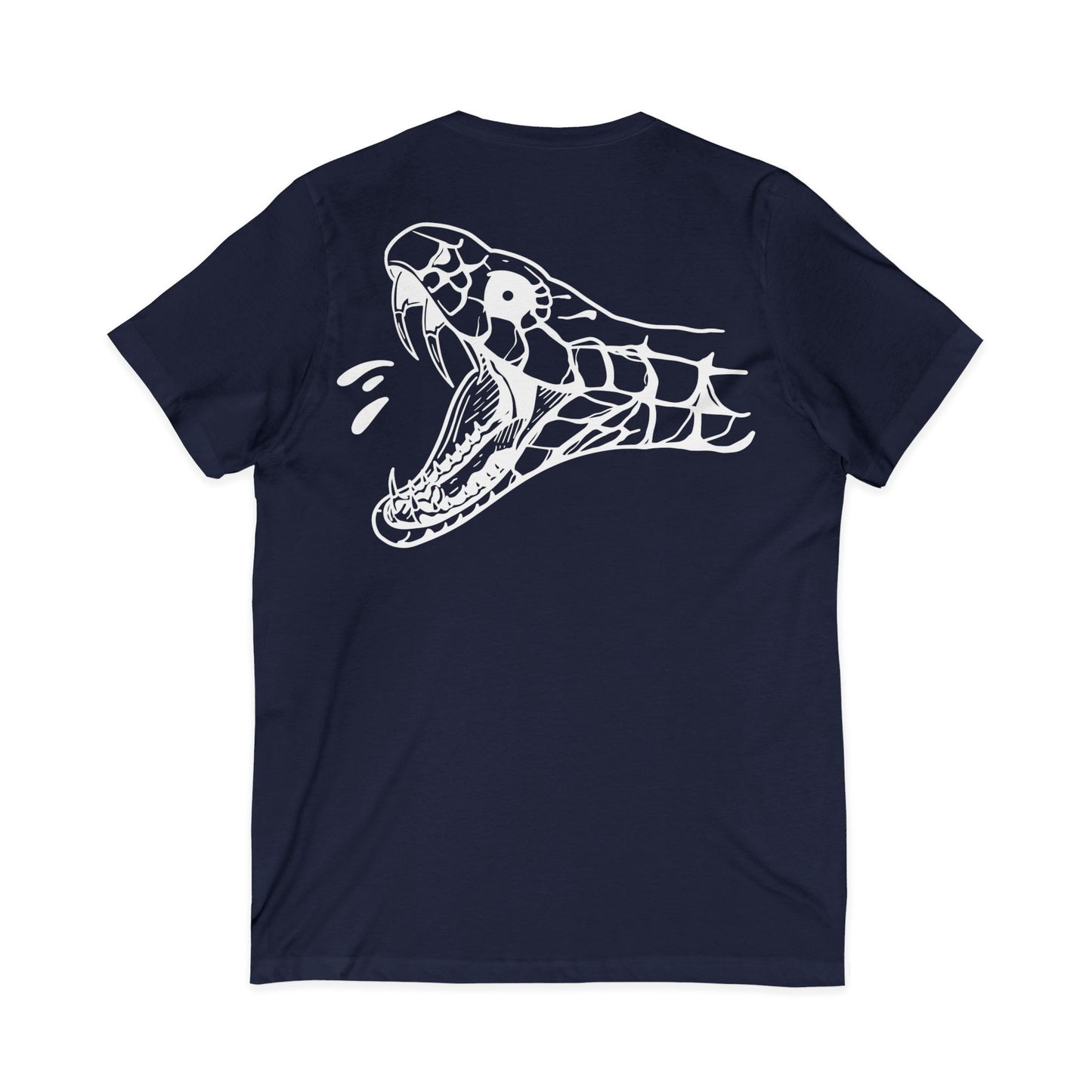 Men's 'Snake Head' V-Neck T-Shirt