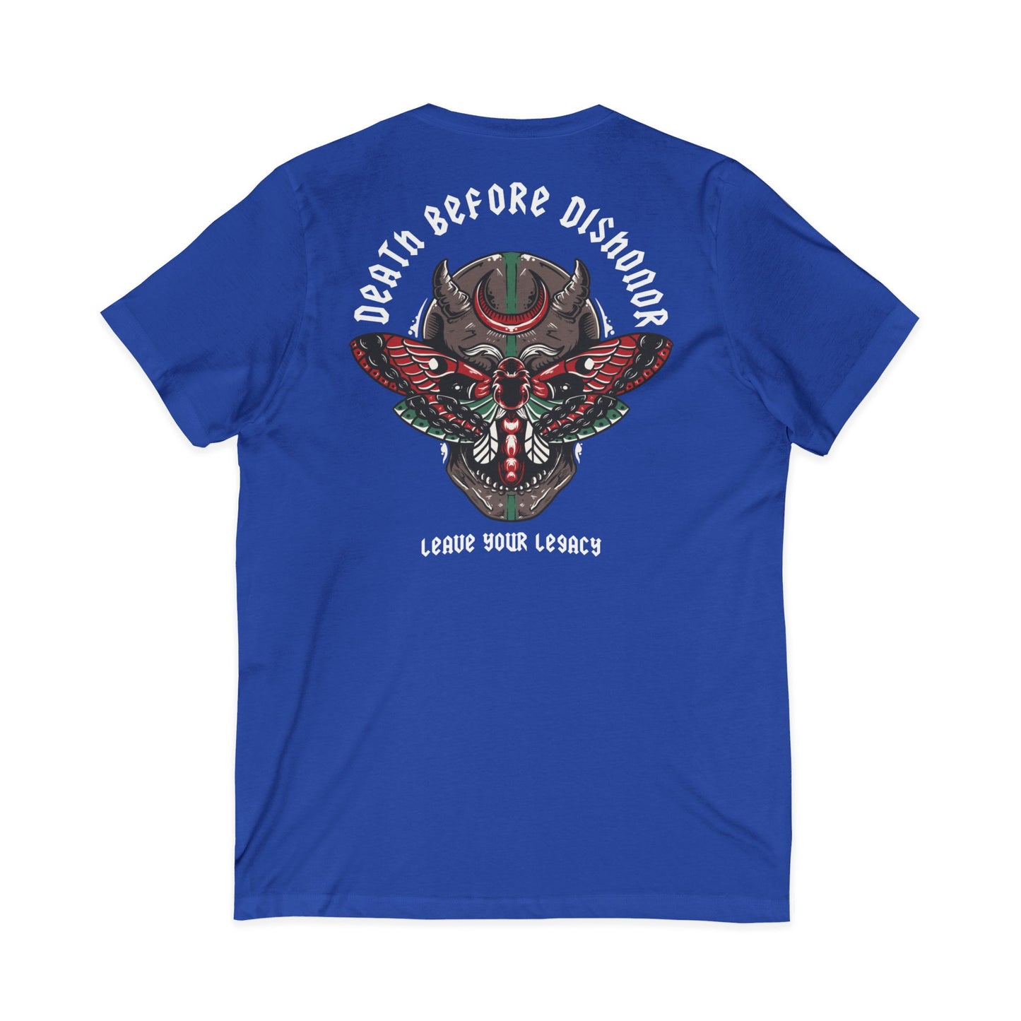 Men's 'Death Before Dishonor' V-Neck T-Shirt