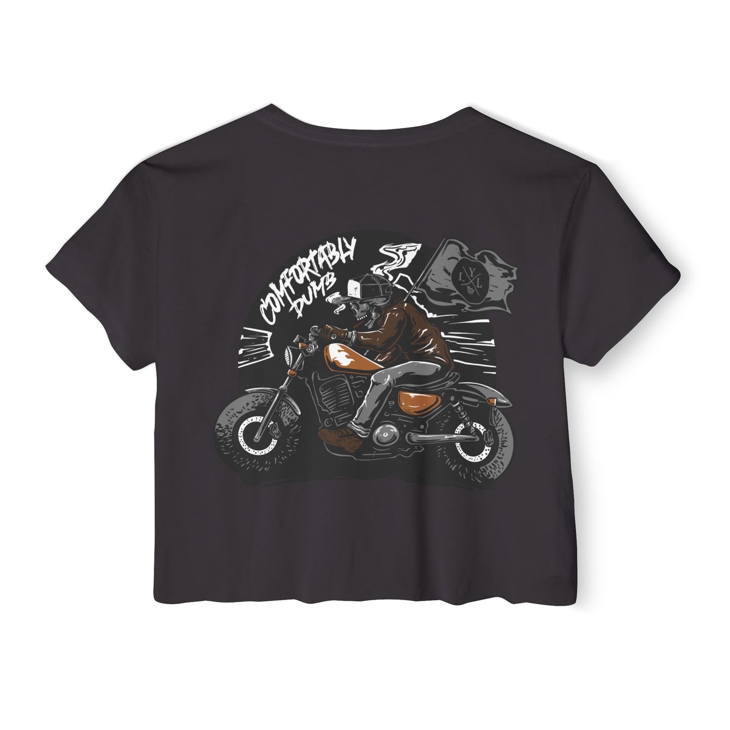 Women's 'Comfortably Dumb ' Crop Top