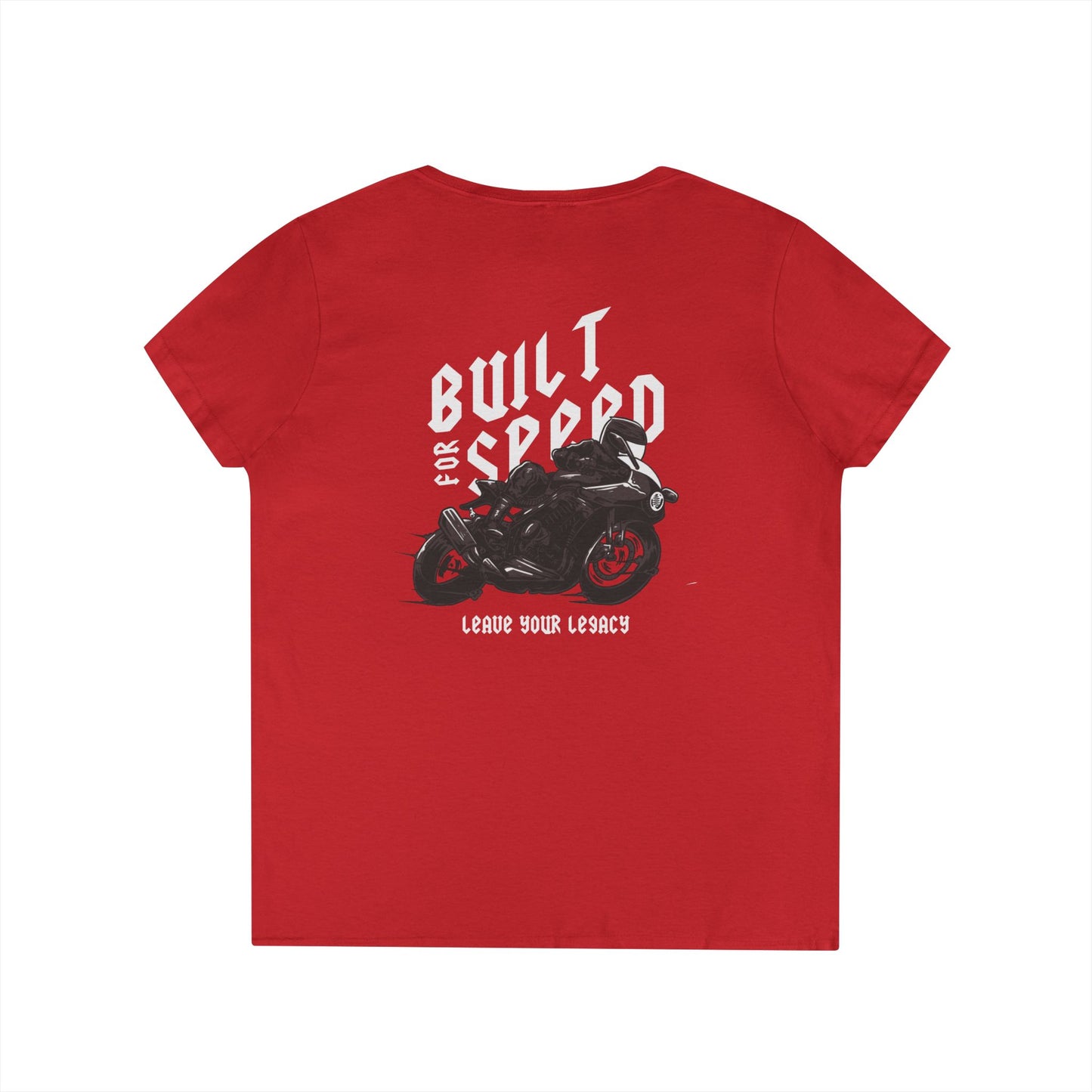 Women's 'Built For Speed' V-Neck T-Shirt