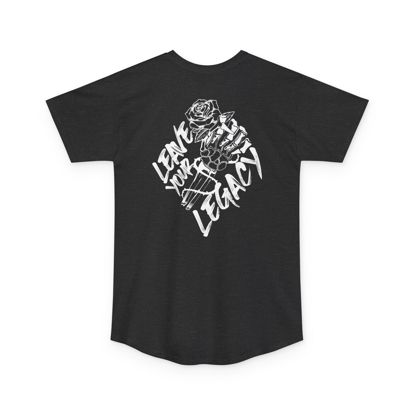 Men's 'Skull Hand' Super Long Body Tee