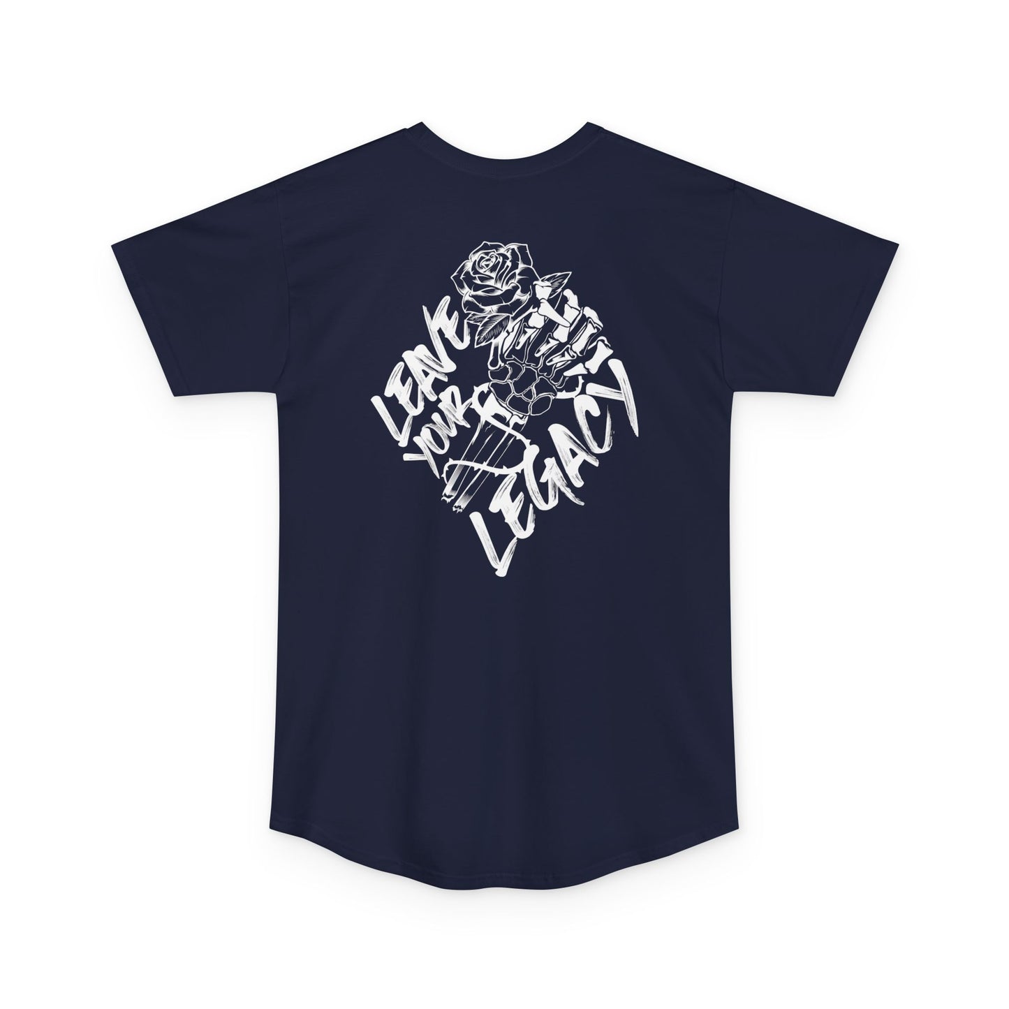 Men's 'Skull Hand' Super Long Body Tee