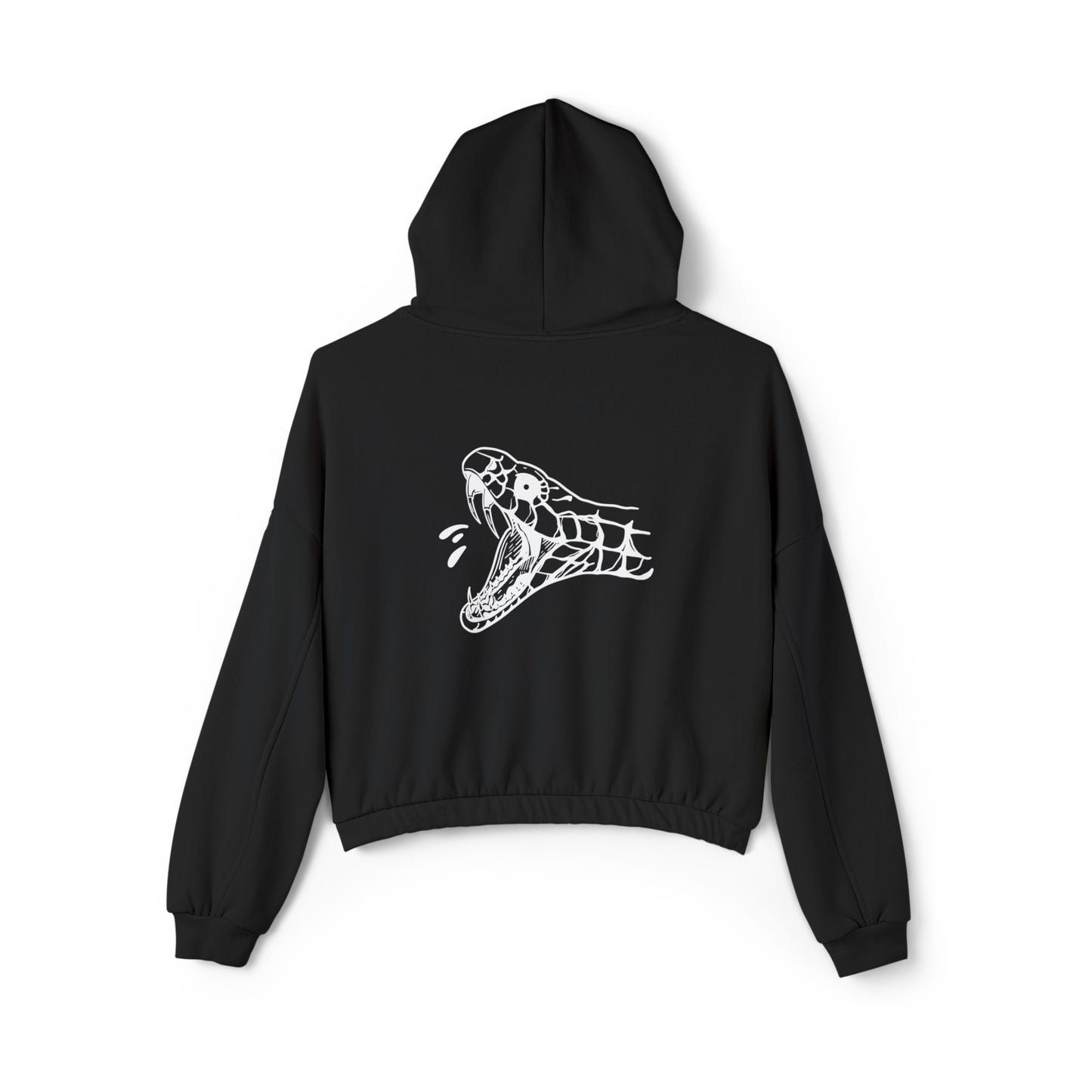 Women's 'Snake Head' Cinched Bottom Hoodie