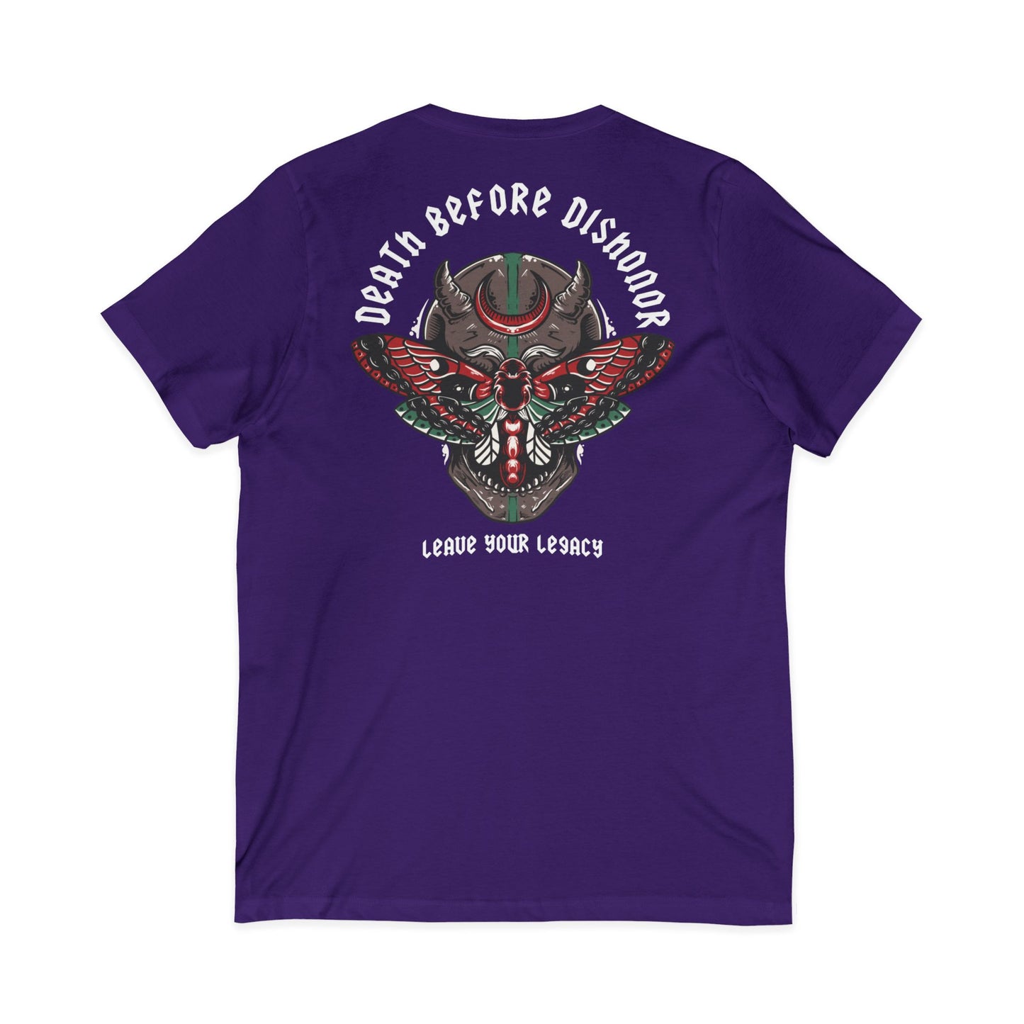 Men's 'Death Before Dishonor' V-Neck T-Shirt