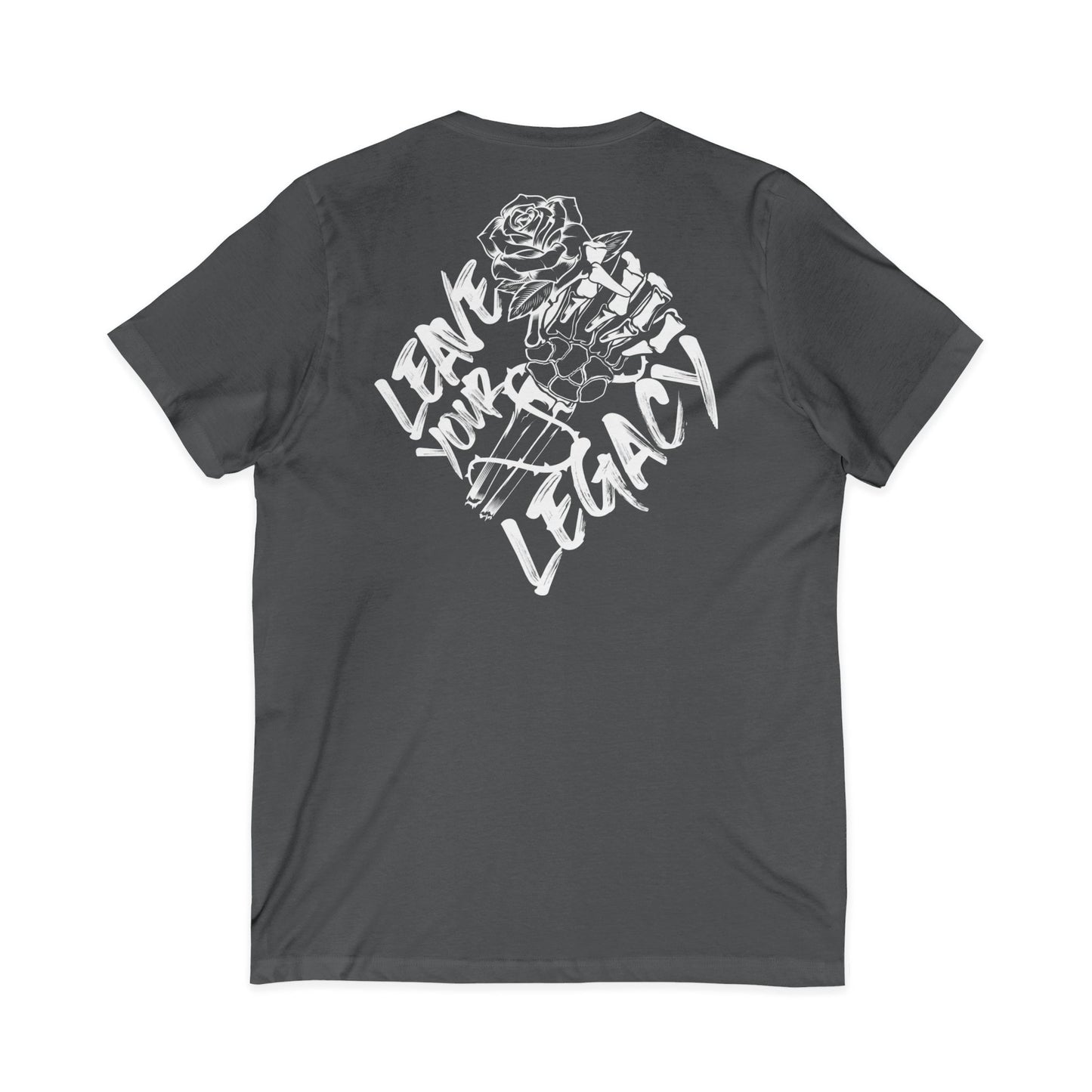 Men's 'Skull Hand' V-Neck T-Shirt